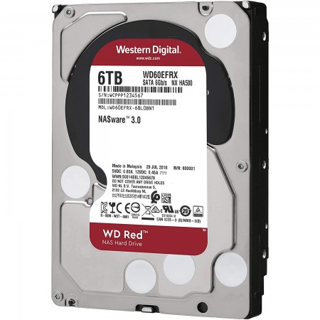 WD 6TB SATA3 HDD Red NAS WD60EFAX