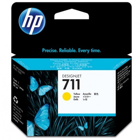 HP Cartridge CZ132A No.711 Yellow