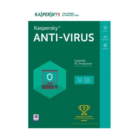 Kaspersky AntiVirus 1user/1year