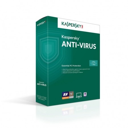 Kaspersky AntiVirus 3user/1year 