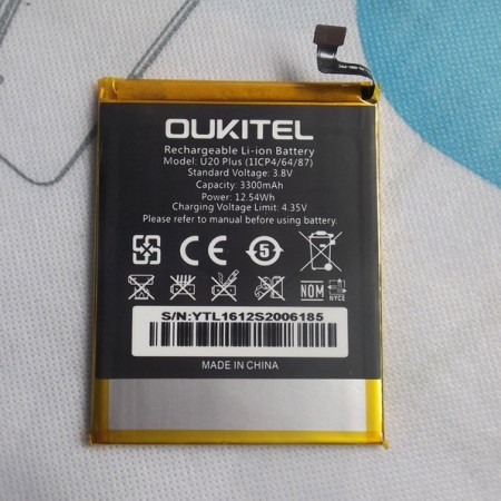 Spare parts - Oukitel U20 Plus Battery