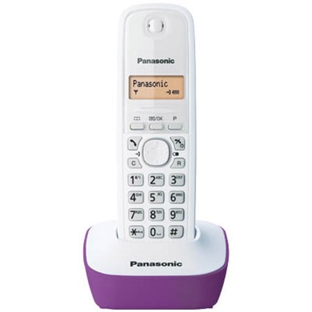 PANASONIC telefon KX-TG1611FXF Purple/White