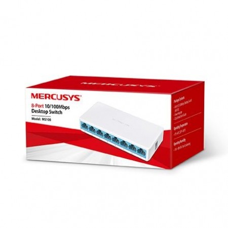 Mercusys MS108 Desktop Switch 8x10/100