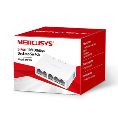 Mercusys MS105 Desktop Switch 5x10/100
