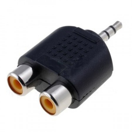 Adapter 3.5mm TO 2X Cinch M/F AC-010