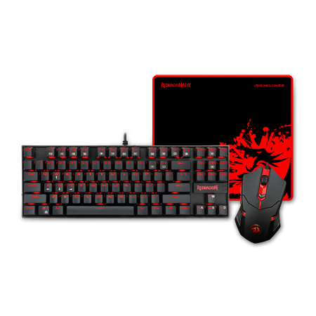 ReDragon - Tastatura + Miš + Podloga - Combo K552+M601+P001