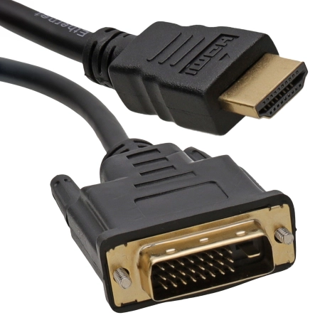 Kabl HDMI-DVI Gold 2m