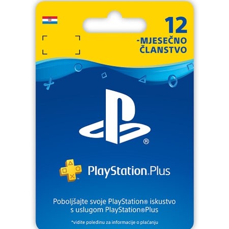 Psn Plus Card 12 Mjeseci Hrvatska /Digital Code