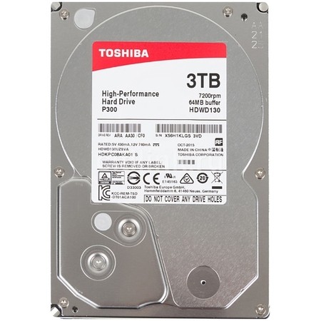 Toshiba 3TB SATA3 HDD P300