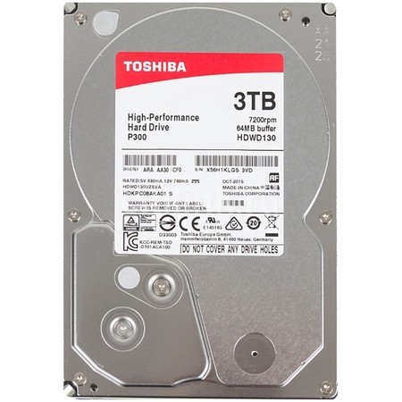 Toshiba 3TB SATA3 HDD P300
