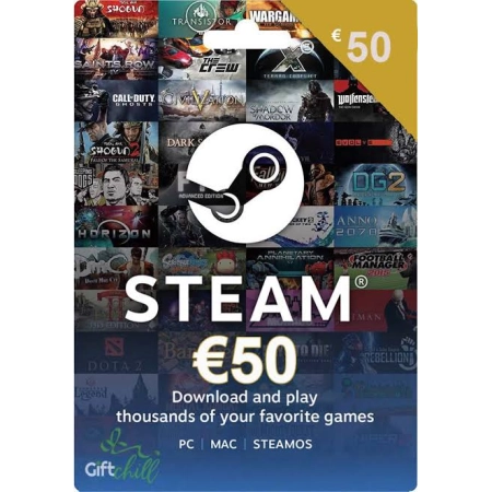 STEAM dopuna kredita 50 EUR /Digital Code
