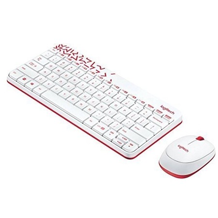 Logitech Desktop set Wireless MK240 White - miš i tastatura