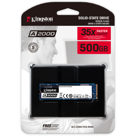 Kingston SSD 500GB A2000 PCIe M.2