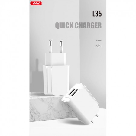 XO 2-port Charger 2.1A L35 USB 