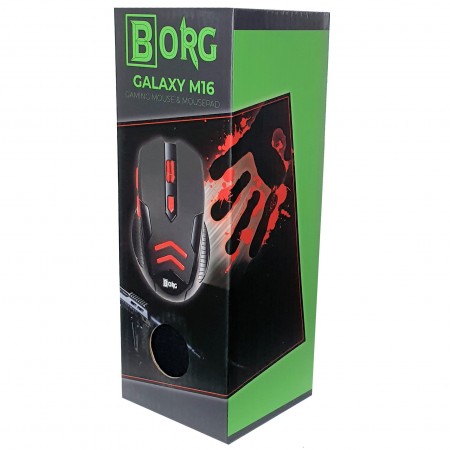 BORG Gaming Miš i Podloga MO016+P002