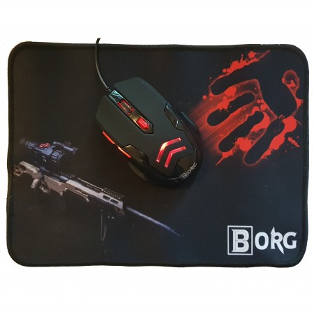 BORG Gaming Miš i Podloga MO016+P002