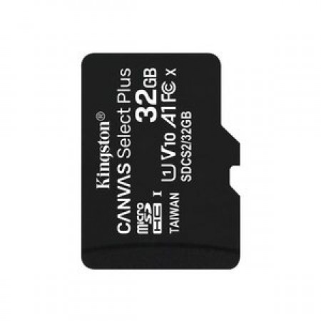 Kingston MicroSD Canvas Select Plus Memory Card 32GB Class10
