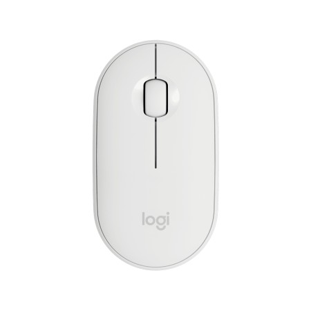 Logitech Miš M350 Pebble Silent Wireless White