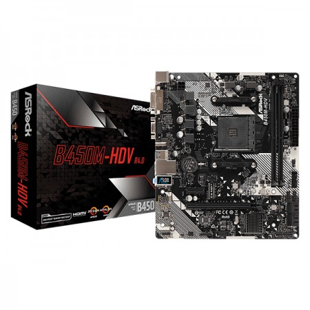  ASRock B450M-HDV R4.0 