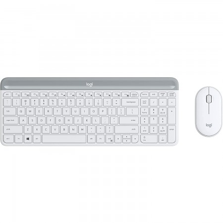 Logitech MK470 tastatura + Miš Wireless Slim White