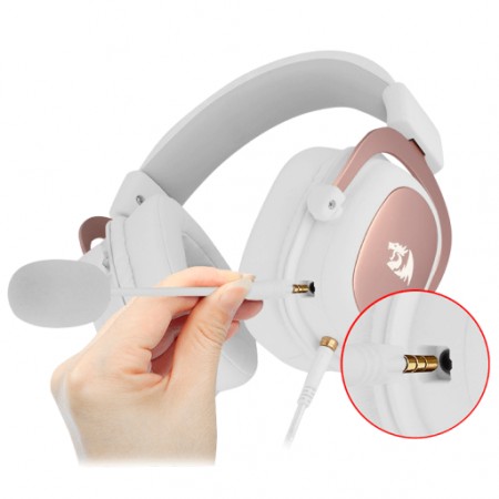 ReDragon - Gaming slušalice sa mikrofonom Zeus 2 H510W-1 White