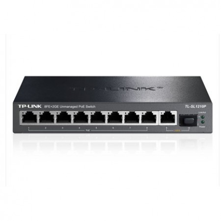 TP-Link TL-SG1210P 10-Port Gigabit Switch  8-Port PoE+