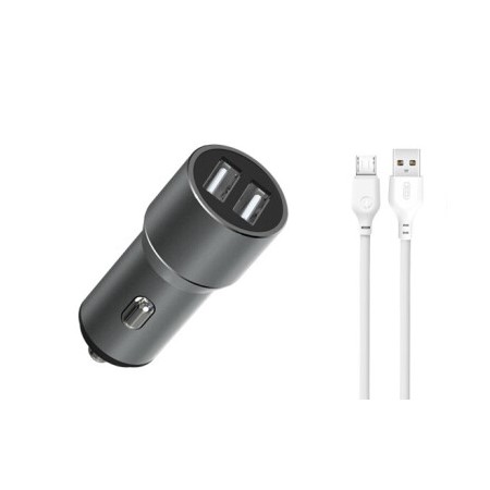 XO TZ09 Car charger + Micro USB Cable 1m