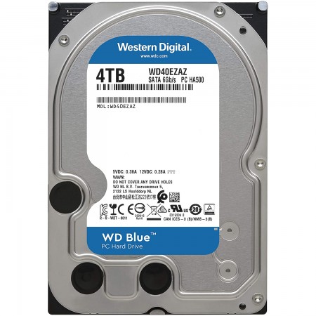 WD 4TB SATA3 HDD Blue WD40EZAZ 256MB