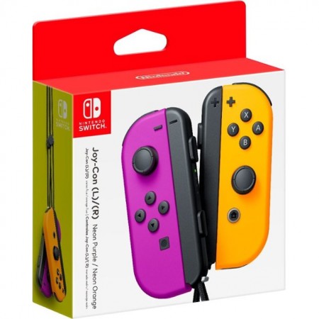 Nintendo Switch Joy-Con Pair Neon Purple + Neon Orange