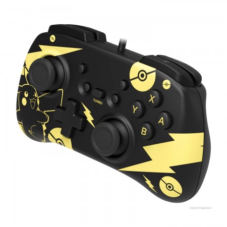 HoriPad Mini for Nintendo Switch Wired Controller Pikachu Black Gold Edition