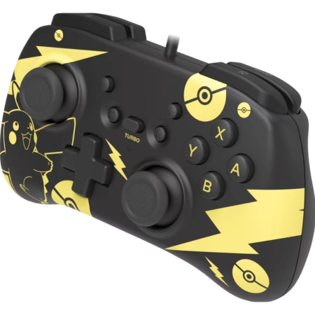 HoriPad Mini for Nintendo Switch Wired Controller Pikachu Black Gold Edition