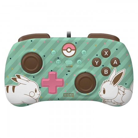 HoriPad Mini for Nintendo Switch Wired Controller Pikachu Eevee Edition