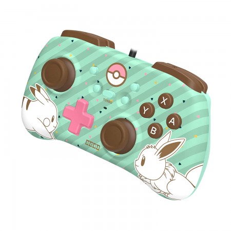 HoriPad Mini for Nintendo Switch Wired Controller Pikachu Eevee Edition