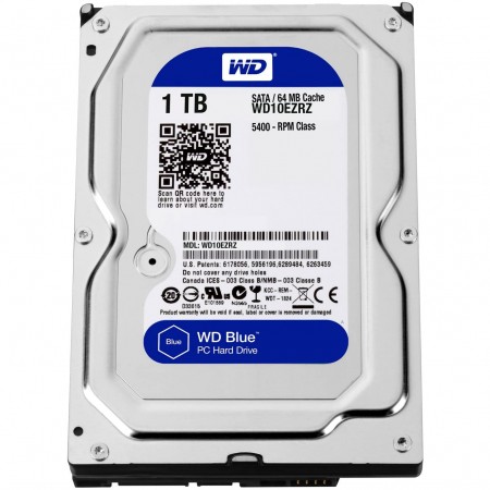 WD 1TB SATA3 HDD Blue WD10EZRZ