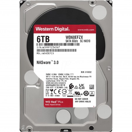 WD 6TB SATA3 HDD Red NAS WD60EFZX