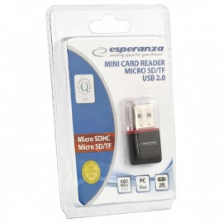 Esperanza MicroSD Card Reader EA134K USB 2.0