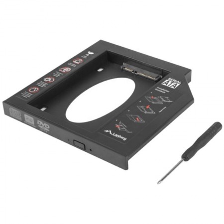 Lanberg Caddy za notebook DVD to HDD/SSD 12.7mm 