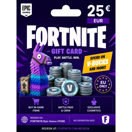 Fortnite V-Bucks PC 25 EUR /Digital Code