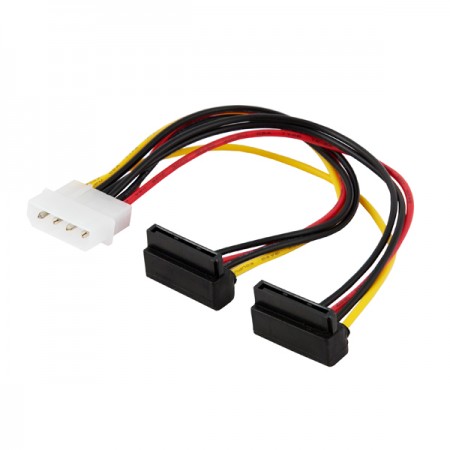 Savio kabal Molex to 2x SATA 15-pin AK-19