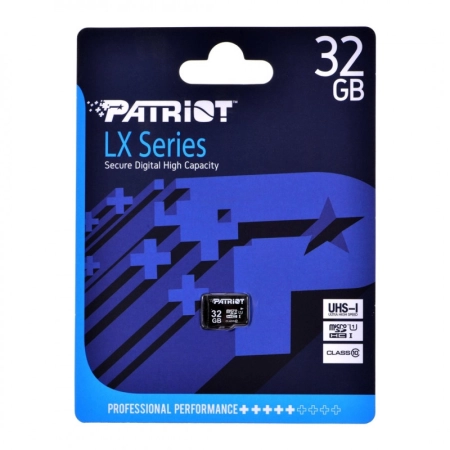 Patriot MicroSD LX Series Memory Card 32GB Class10 UHS-I