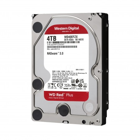 WD 4TB SATA3 HDD RED PLUS WD40EFZX