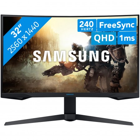 32" SAMSUNG LC32G75TQSPXEN Odyssey G7 240Hz Curved Display