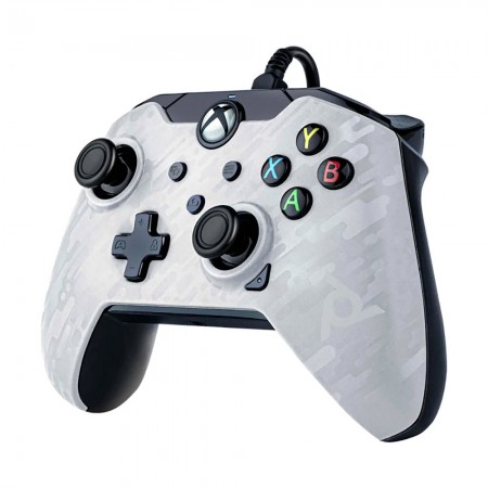 PDP Wired Controller for Xbox One / Xbox Series / PC- White Camo