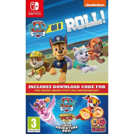 Paw Patrol: On a Roll + Mighty Pups Compilation /Switch