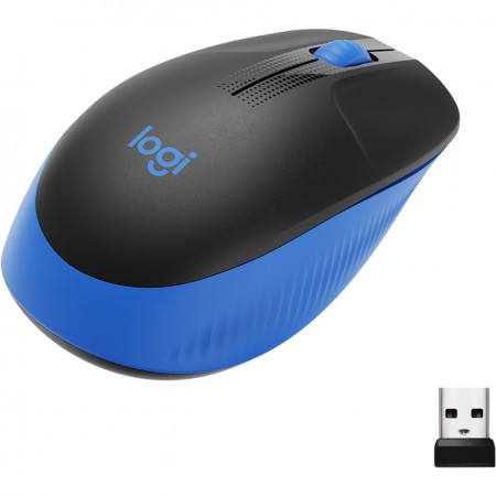 Logitech Miš M190 Blue Wireless