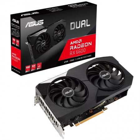  ASUS AMD Radeon Dual RX6600 V2 8GB 