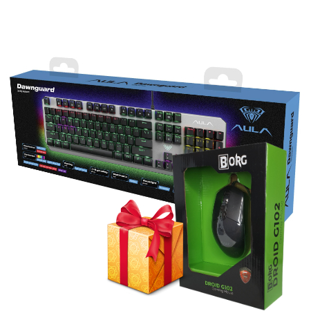 BUNDLE: AULA Dawnguard + BORG G-102 Gaming Miš i Tastatura