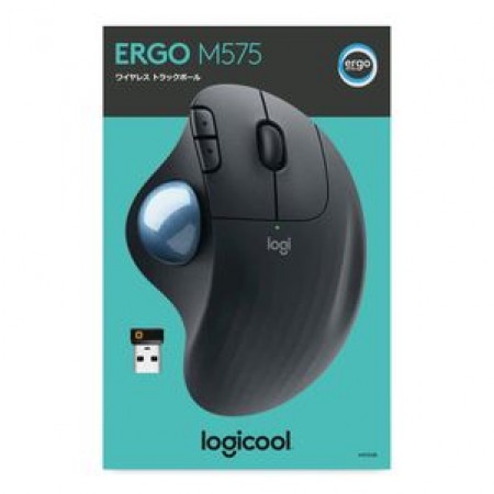 Logitech Mis M575 Ergo Trackball Wireless Graphit