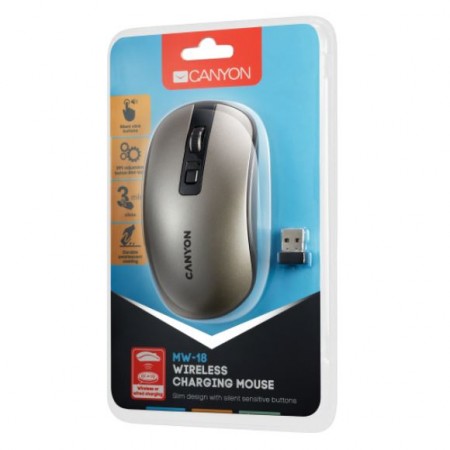 Canyon Miš Wireless MW18 Crni