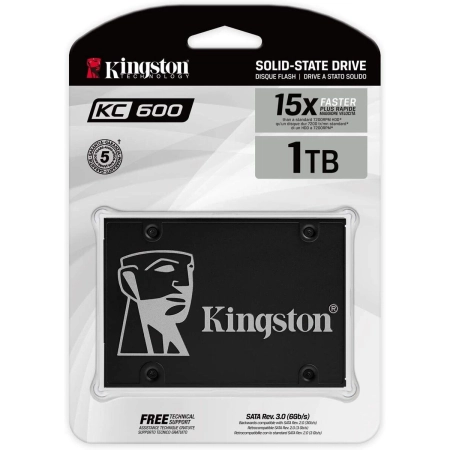 Kingston SSD 1TB 2.5" KC600